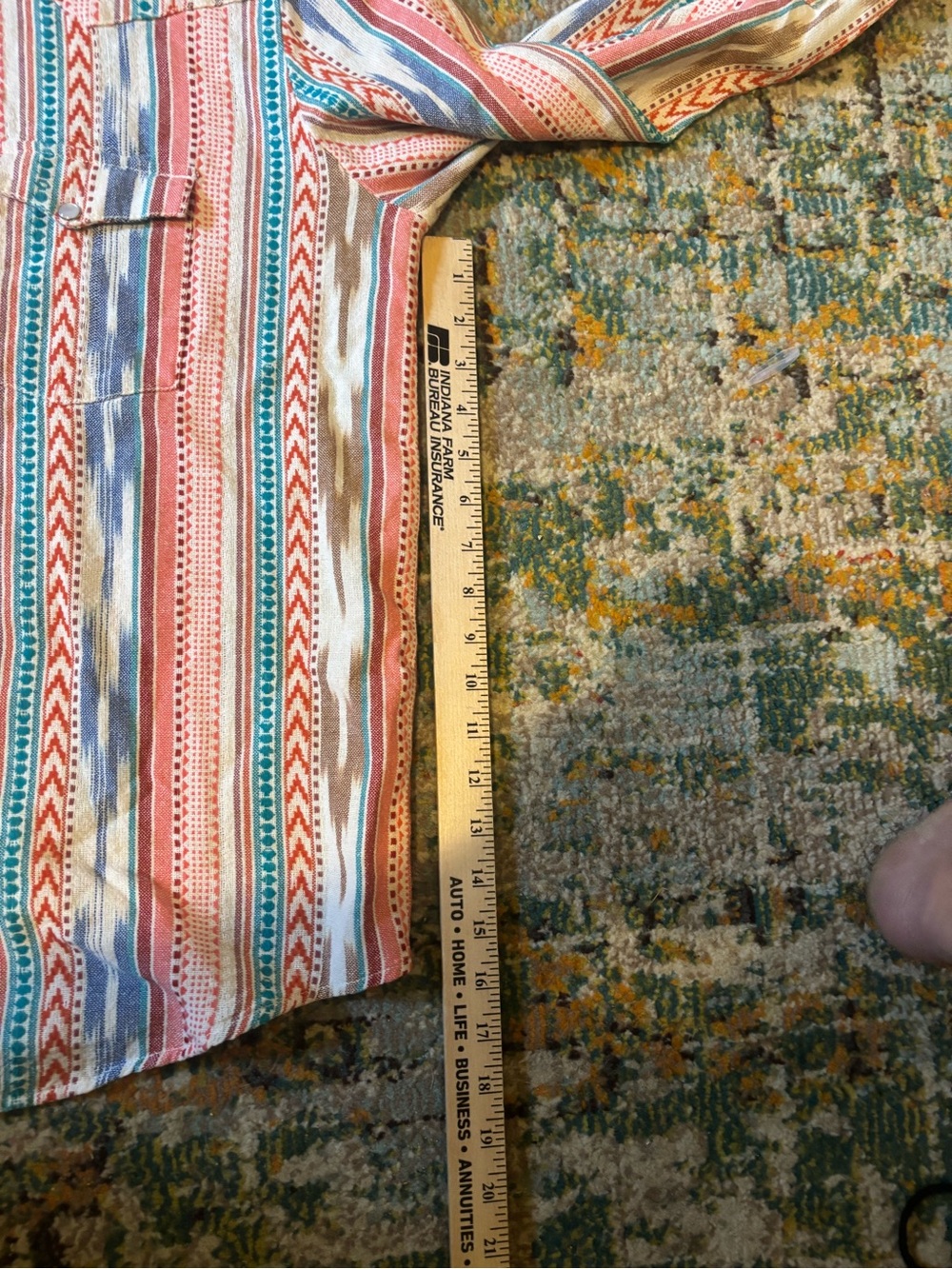 Casual Striped Long-Sleeve women’s Shirt - Multi-Color - Picture 6 of 12